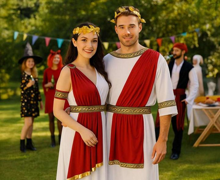 Materiały na kostium greckiej bogini