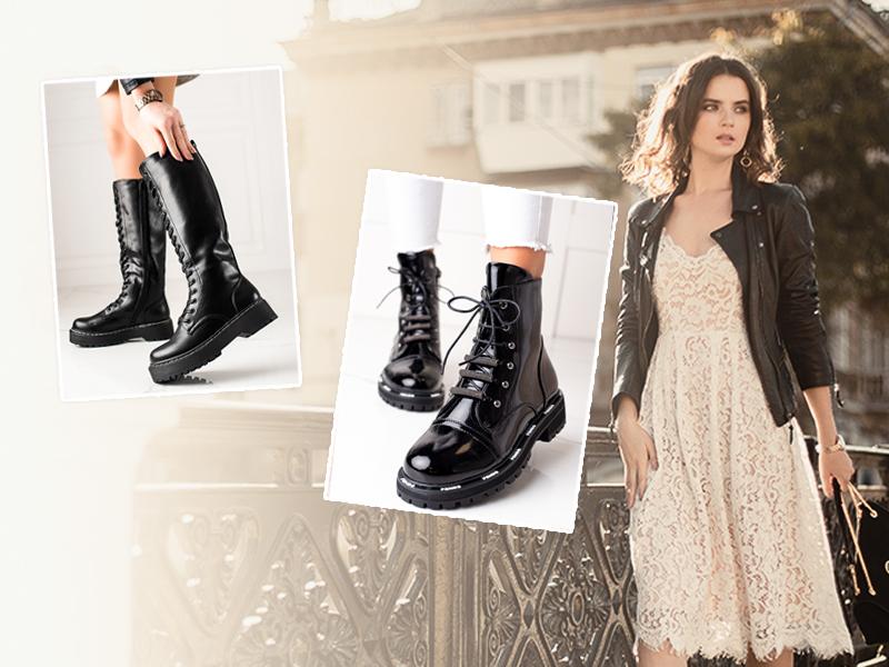 Zestawienia butów i ramoneski