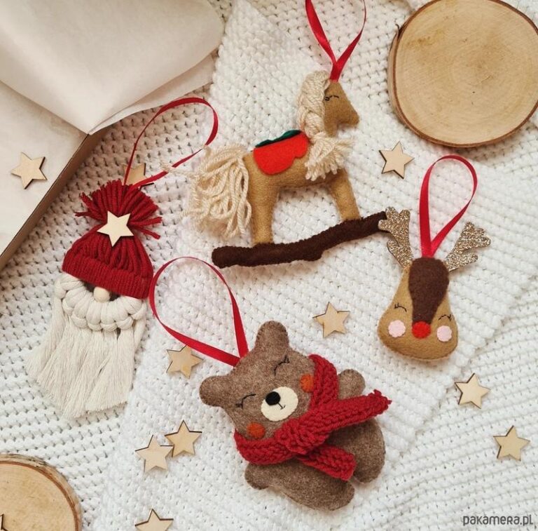 Twórcze inspiracje: jak uszyć piękne ozdoby z filcu step po kroku