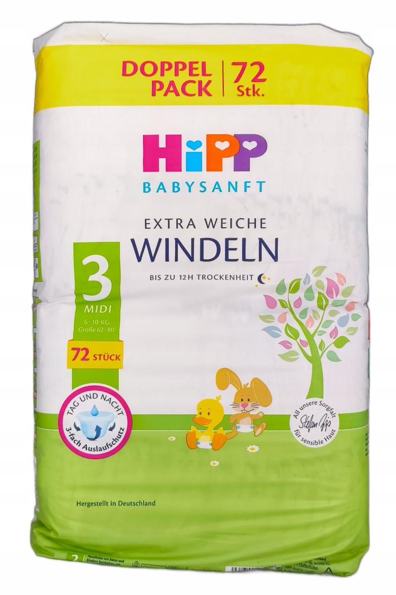 Dobór rozmiaru pampersów midi