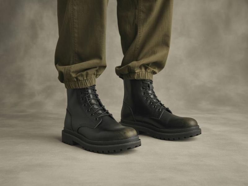 Dopasowanie koloru obuwia do bojówek damskich