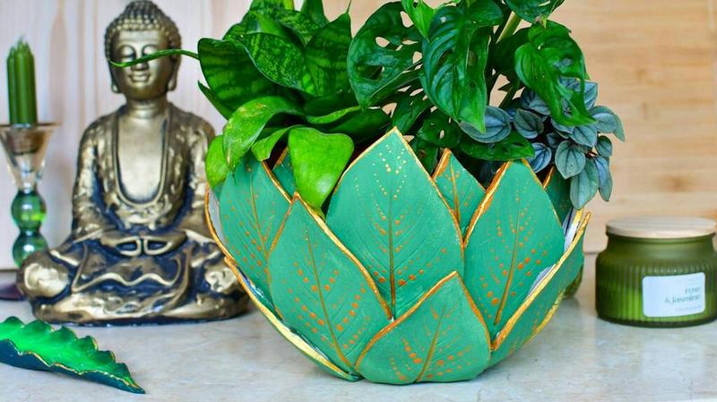 Osłonka na doniczkę DIY