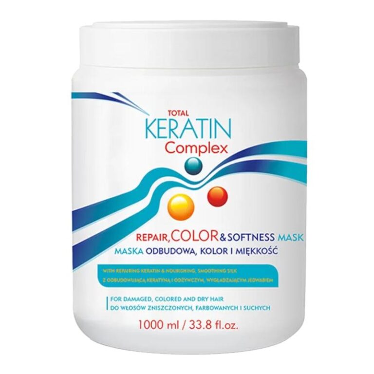 Idealne wykończenie fryzury z lakierem do włosów Total Keratin Complex