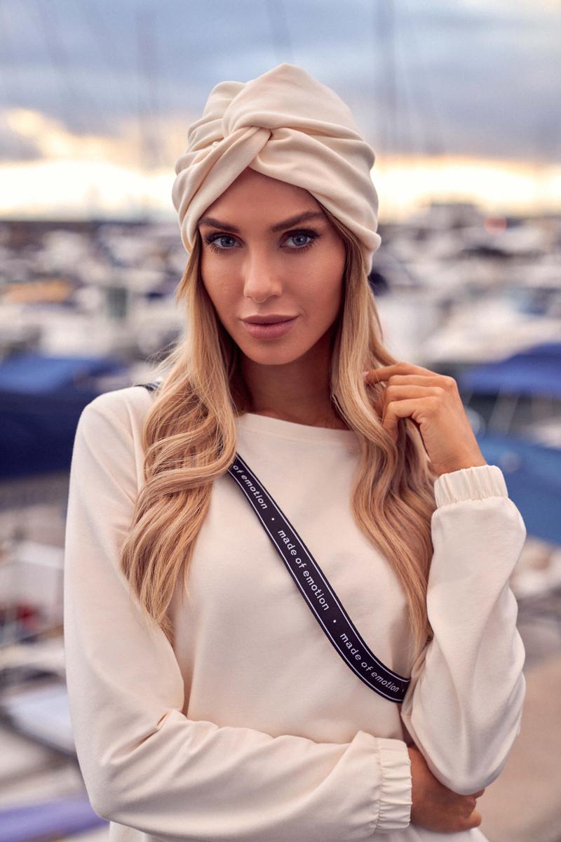 Szycie czapki turban dla dziecka