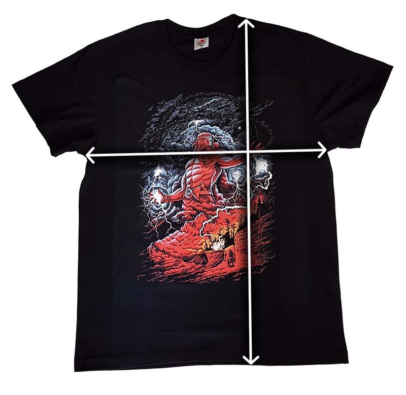 Mierzenie rozmiaru koszulki