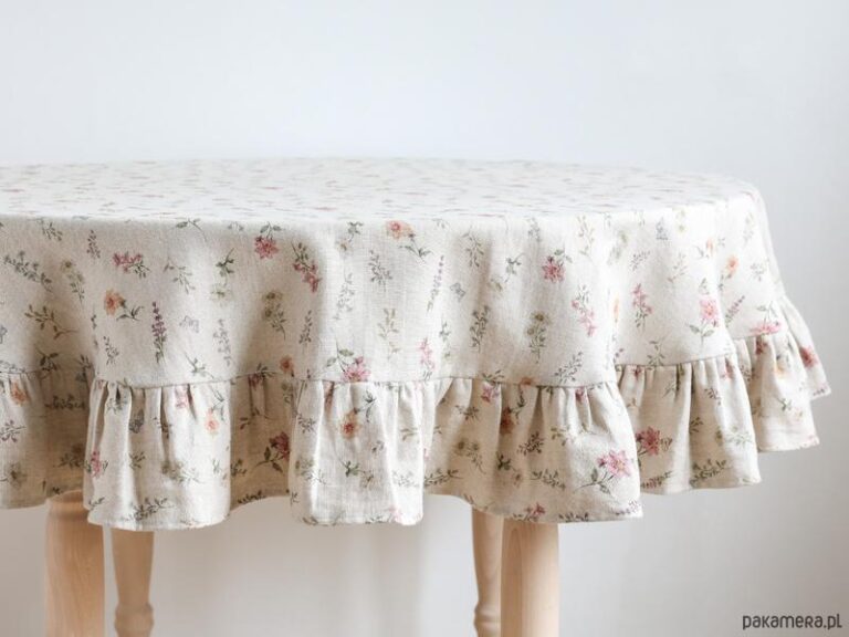 Przewodnik krok po kroku: jak uszyć obrus na okrągły stół i odmienić wnętrze