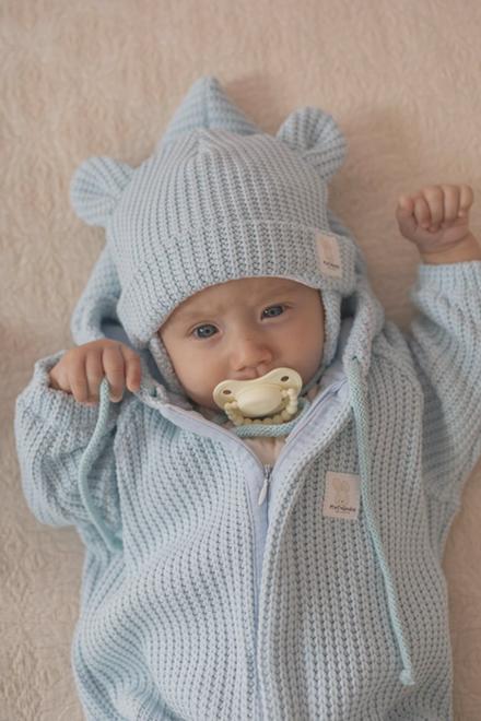 Czapki dla noworodków zimowych