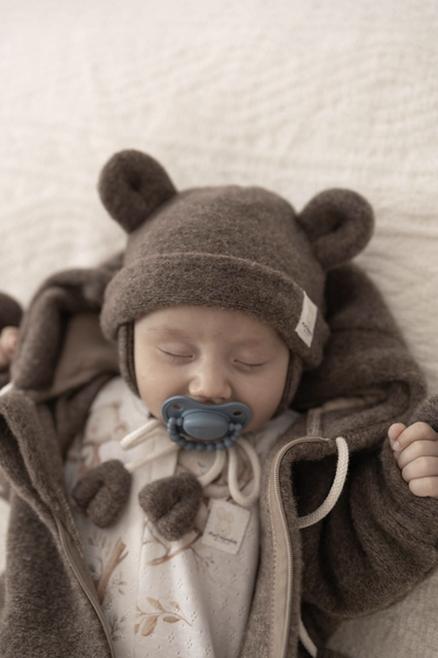 Materiały czapeczek dla noworodków